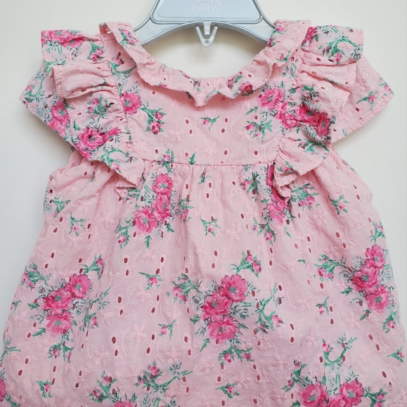 Floral top with bottoms - Picture 5 of 6